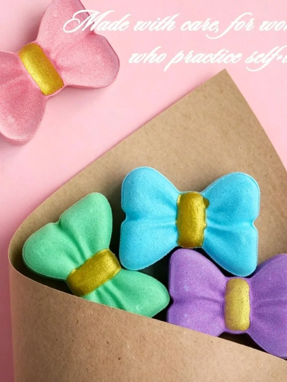 KAV Coquette Delights Bow Bath Bombs - set of 4pcs